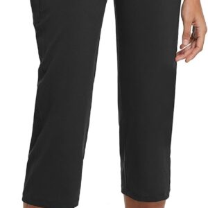 baleaf Womens Yoga Capri Pants High Waist Capri Leggings with Pockets Wide Leg Crop Exercise Workout Summer Pants