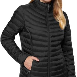 32 Degrees Women's Lightweight Recycled Poly-Fill Packable Jacket | Layering | Zippered Pockets | Water Repellent