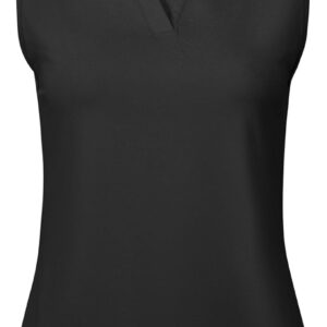 BGOWATU Women's Sleeveless Golf Polo Shirts Collared V Neck Tennis Tank Tops UPF 50+ Quick Dry Lightweight