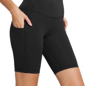 baleaf Women's 8"/ 5"/ 3" Biker Shorts High Waist Yoga Workout Gym Running Volleyball Spandex Shorts with Pockets