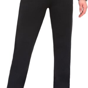 Bamans Dress Pants Women Work Business Pants Tummy Control Office Straight Leg Trousers High Waisted Ladies Slacks