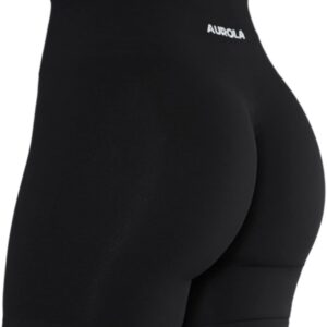 AUROLA Intensify Workout Shorts for Women Seamless Scrunch Short Gym Yoga Running Sport Active Exercise Fitness Shorts