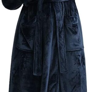 Artfasion Robes for Women with Hood Long Soft Warm Full Length Bathrobes Luxurious Plush Fleece Winter Robes