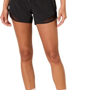 Amazon Essentials Women's Regular-Fit Athletic Ruched Waistband Woven Running Short