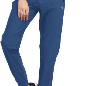 baleaf Women's Joggers Running Hiking Pants Lightweight Quick Dry Athletic Travel Workout with Zipper Pockets
