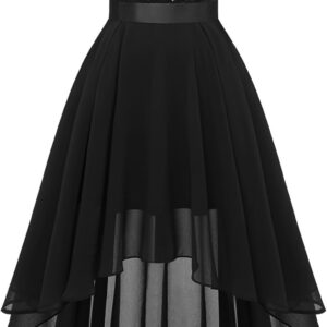 BeryLove Cocktail Prom Dresses 2025 Formal Wedding Guest Dresses Sleeveless Lace High Low Homecoming Dress