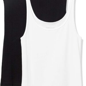 Amazon Essentials Women's Slim-Fit Thin Strap Tank Top, Pack of 2