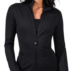 90 Degree By Reflex Women’s Lightweight, Full Zip Running Track Jacket