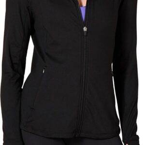 Amazon Essentials Women's Fleece Full-Zip Jacket - Brushed Tech Stretch (Available in Plus Size)