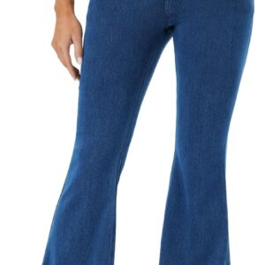 Bell Bottom Jeans for Women Trendy High Waisted Crossover Stretchy Jeans Flare Leggings with Pockets Y2k Jeggings