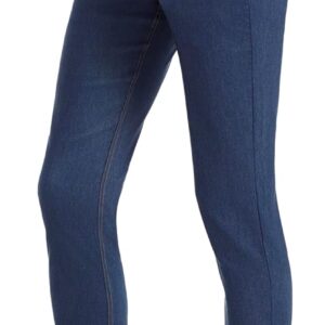 AFITNE Women's Maternity Jeans Over The Belly Stretchy Pull On High Waist Skinny Pregnancy Denim Pants with Pockets 28”/30”