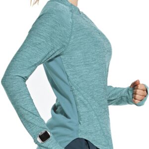 baleaf Women's Long Sleeve Running Shirts Quick Dry Lightweight Pullover Workout Tops Athletic T-Shirts Moisture Wicking