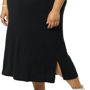 Amazon Essentials Women's Pull-On Knit Midi Skirt (Available in Plus Size)