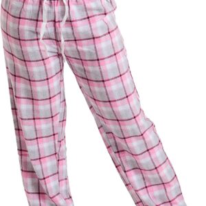 Active Club Cotton-Blend Flannel Pajama Pants for Women (Small - 2X sizes)