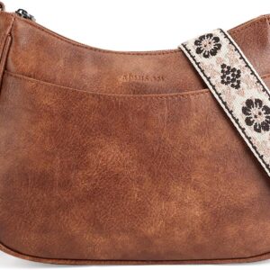 APHISON Trendy Leather Crossbody Purse with Adjustable Strap, Women's Shoulder Handbag