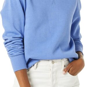Amazon Essentials Women's Fleece Crewneck Sweatshirt (Available in Plus Size)