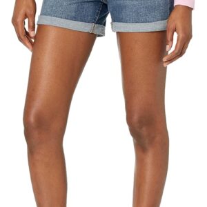 Amazon Essentials Women's Mid-Rise Slim Fit 4" Denim Shorts