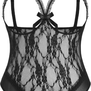 Avidlove Plus Size Lingerie Exotic Teddies Bodysuits One Piece Lace Babydoll Sleepwear