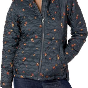 Amazon Essentials Women's Lightweight Quilted Full-Zip Water-Resistant Sherpa-Lined Hooded Puffer Jacket